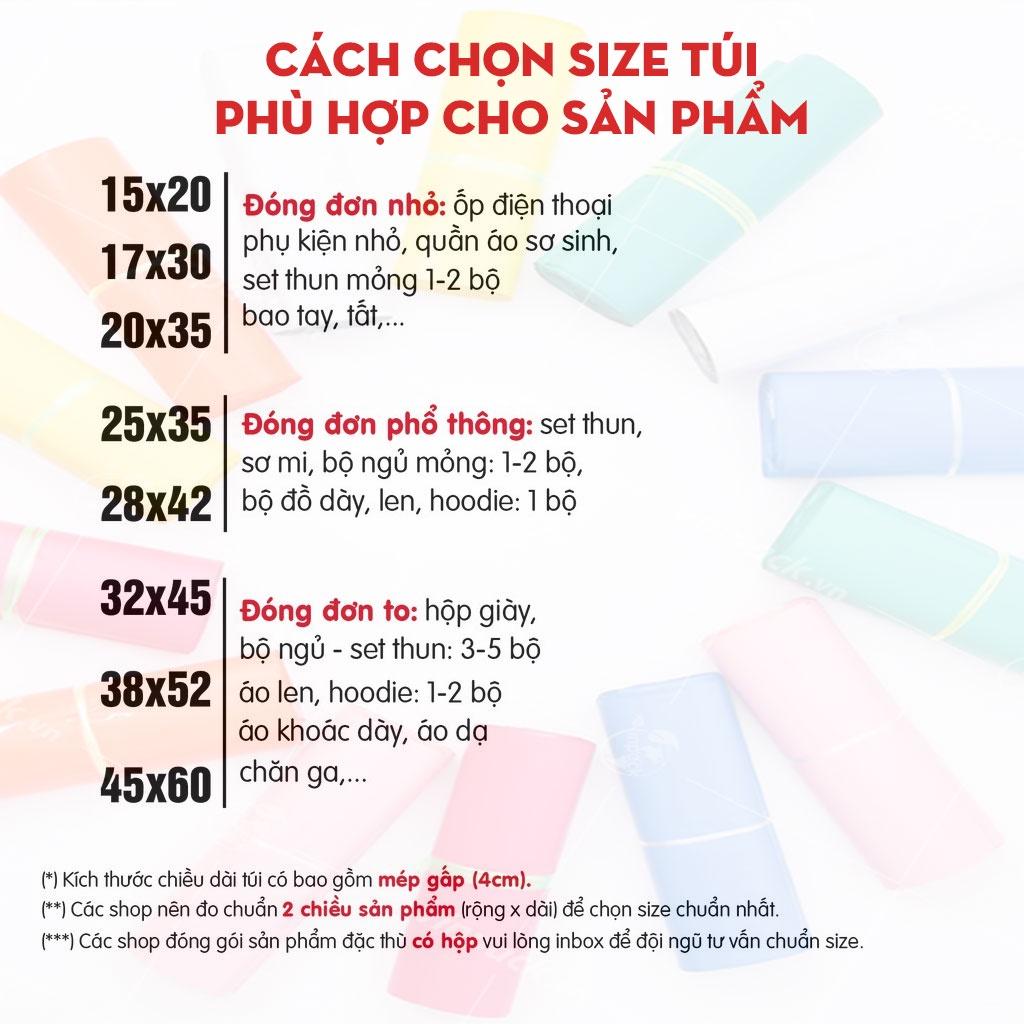 Túi Niêm Phong Túi Gói Hàng 38x52 Đóng Gói Hàng Nhanh 1KG