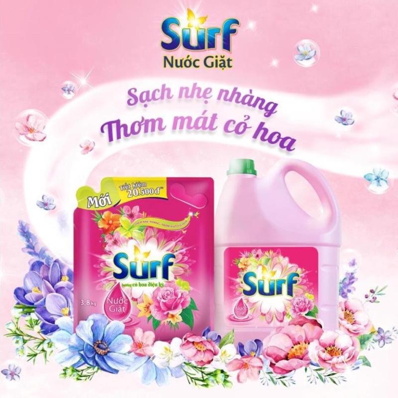 Nước Giặt Hương Hoa Surf 3,1L-3,5L