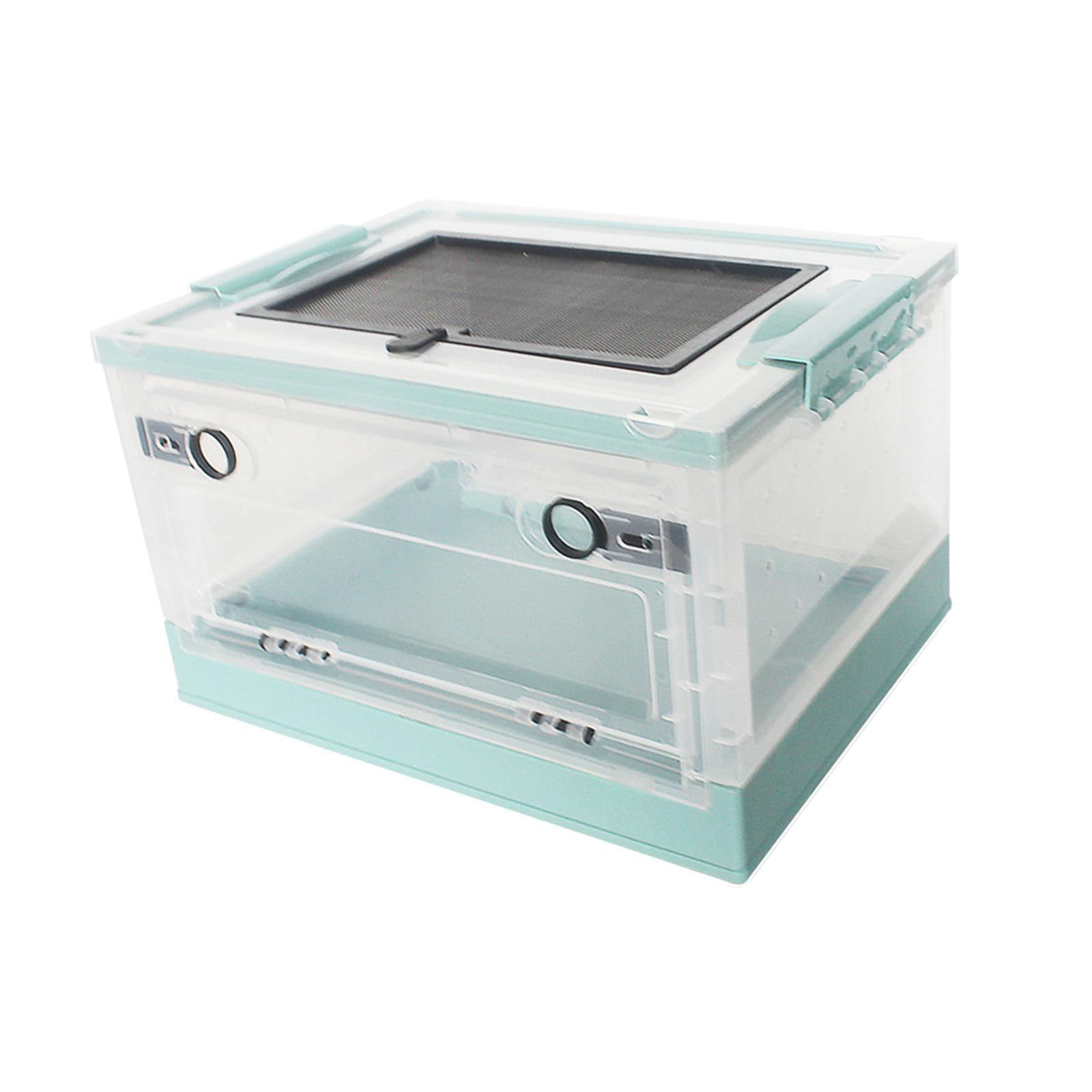 Folding Reptile Feeding Box Hamster Breeding Cage Habitat for Mouse