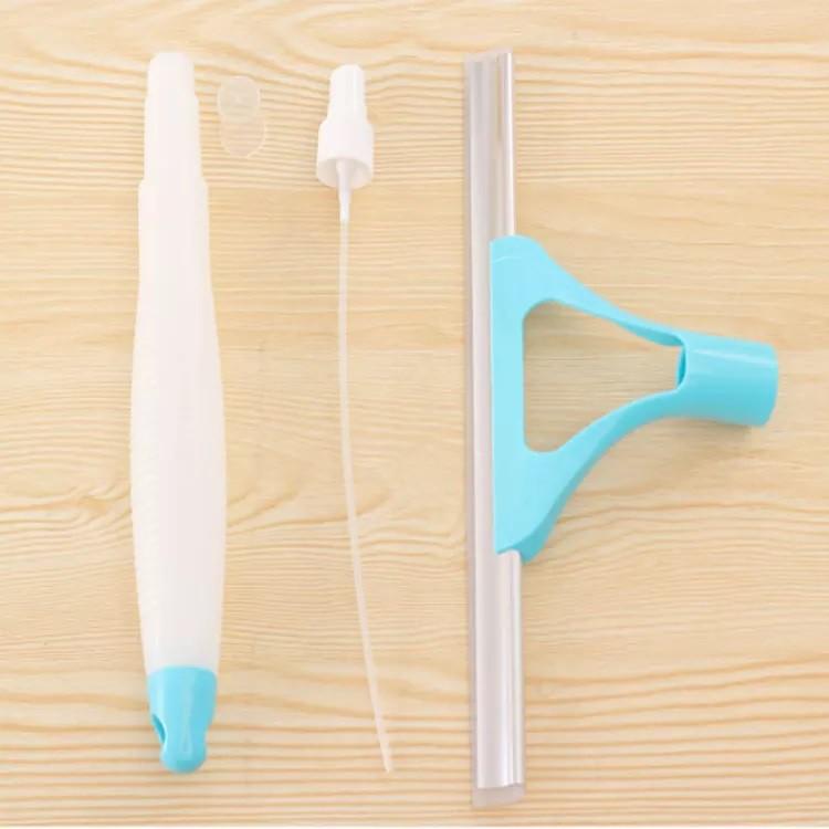Cây gạt kính cầm tay có bình xịt tiện dụng - Gạt kính lau kính