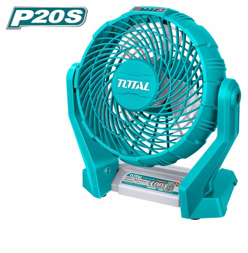 QUẠT MÁY DÙNG PIN 20V (KHÔNG KÈM PIN VÀ BỘ SẠC) TOTAL TFALI2007 - HÀNG CHÍNH HÃNG