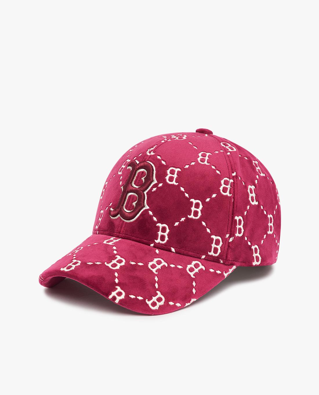MLB - Nón bóng chày unisex Dia Monogram Velvet Structured 3ACPMV126