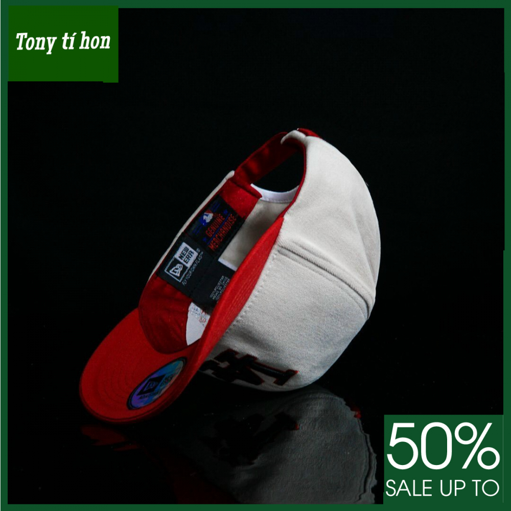 Tony tí hon - Mũ/nón kết lưỡi trai nam nữ LA thời trang nam nữ cao cấp - đỏ