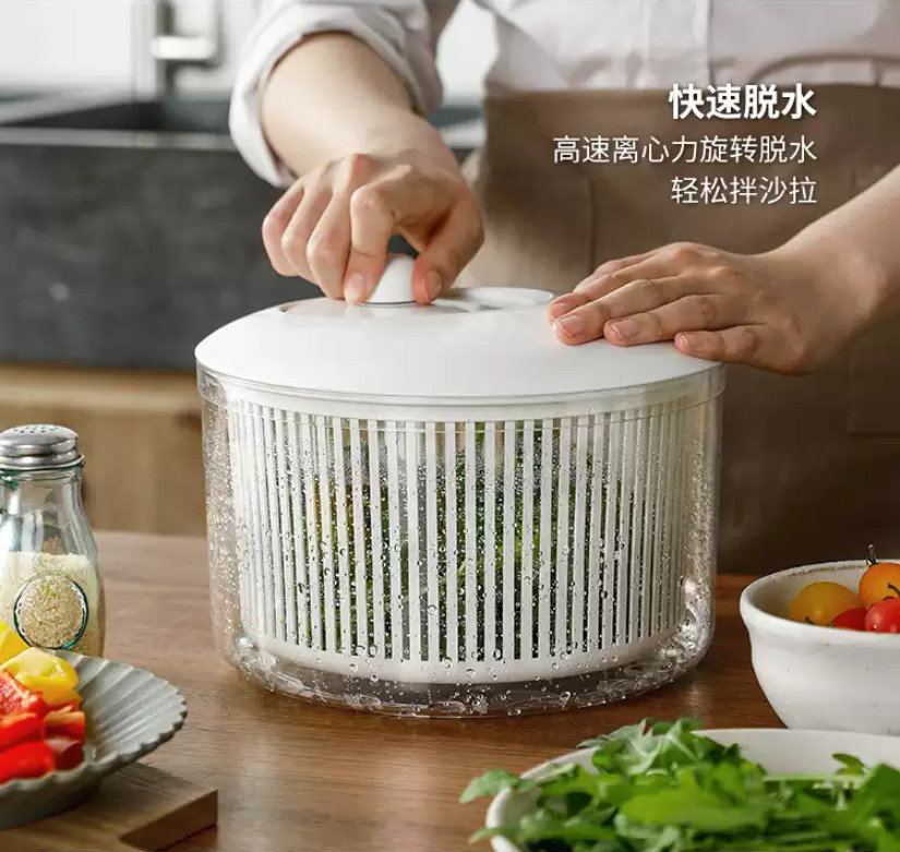 Dụng cụ quay rau 360º Yamaken Kogyo Smart Bowl - Hàng nội địa Nhật Bản, nhập khẩu chính hãng