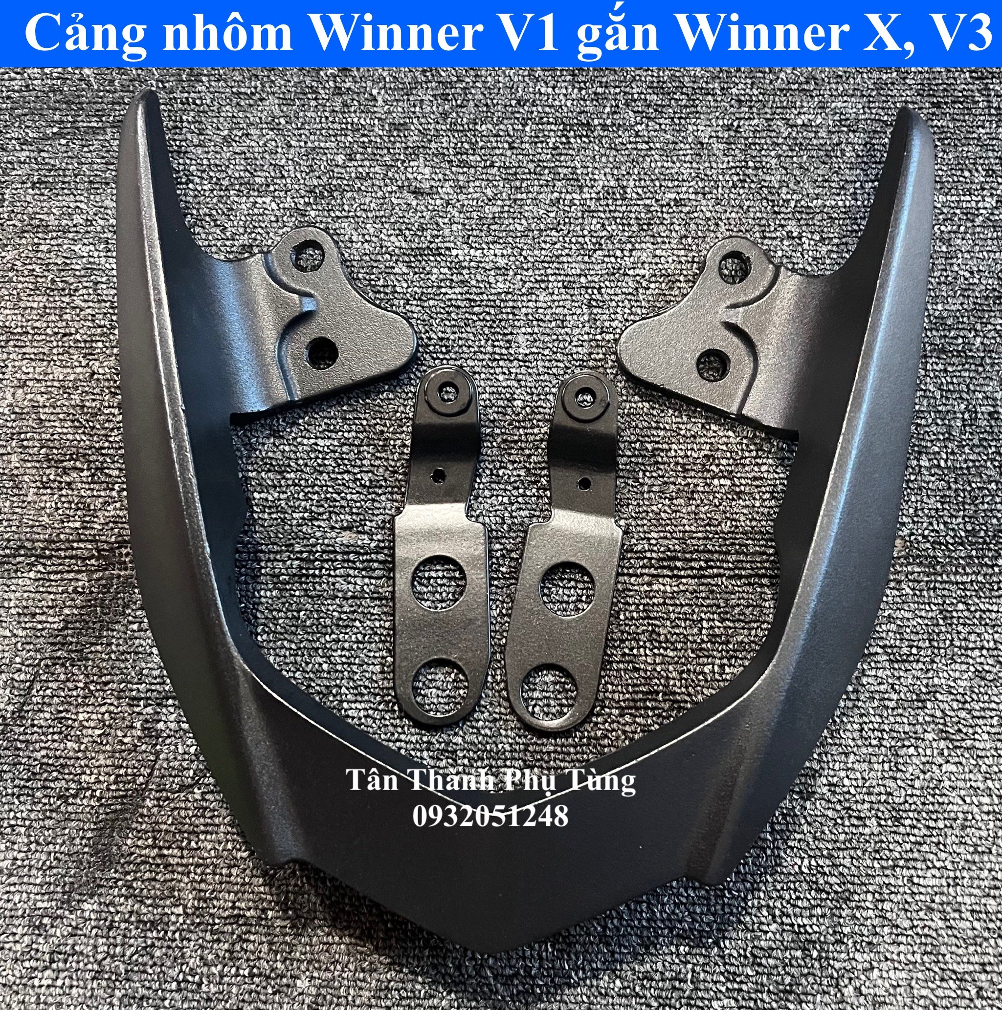 Cảng nhôm Winner V1 gắn dành cho Winner X, V3 kèm pát