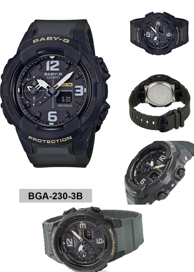 Đồng Hồ Nữ Casio BABY-G BGA-230-3BDR Chính Hãng - Dây Nhựa (42,9mm)