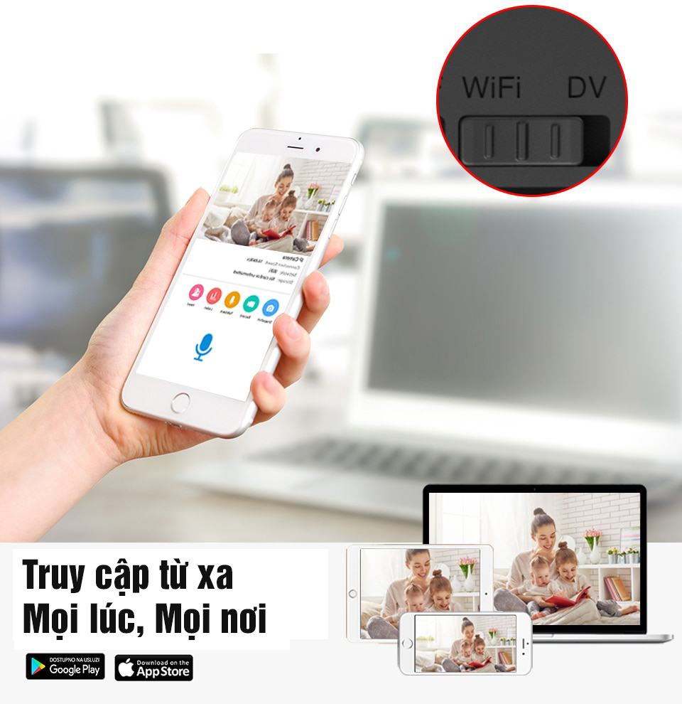 Camera Mini IP Vstarcam C90S 2 Trong 1 Camera Giám Sát Chống Trộm Và Camera Hành Trình Ô Tô 2.0M Full HD 1080P WiFi Siêu Nhỏ Gọn, Hồng Ngoại Ẩn Ban Đêm, Xem Trực Tiếp Từ Xa Bằng Điện Thoại, PC, iPad - Hàng Chính Hãng