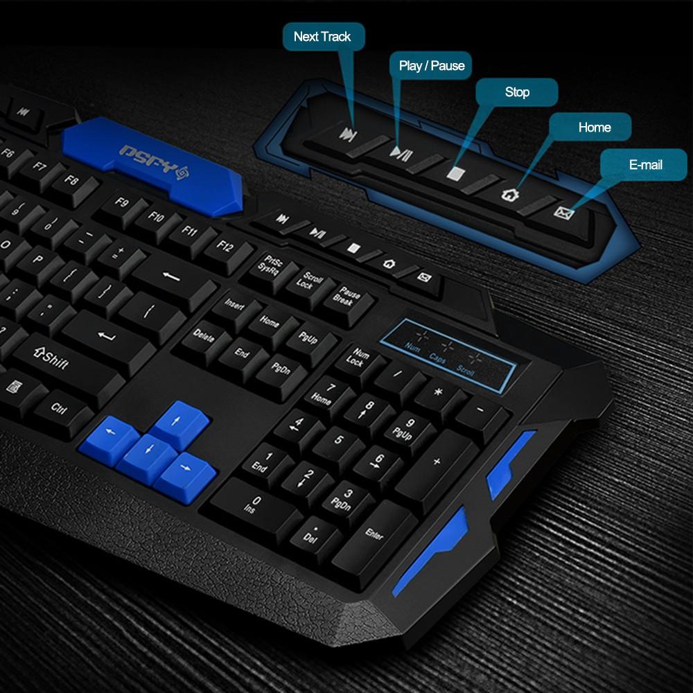 Bộ kết hợp chuột bàn phím chơi game không dây DSFY HK8100 2.4GHz