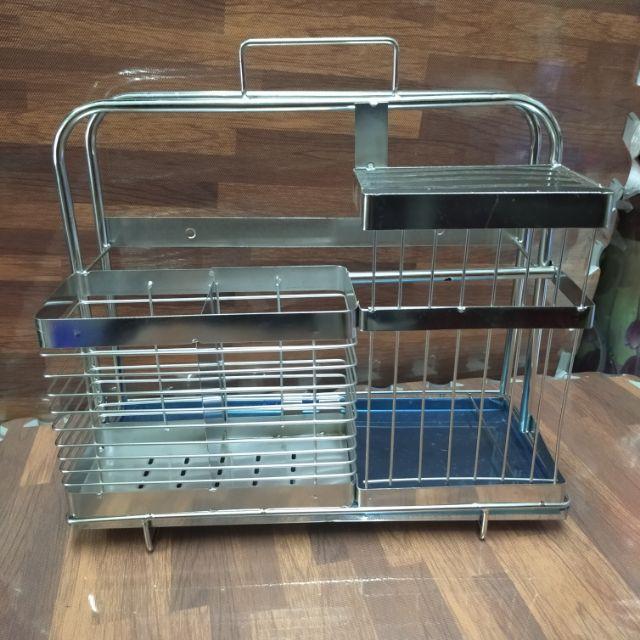 GIÁ KỆ ĐỂ DAO, THỚT INOX ĐA NĂNG