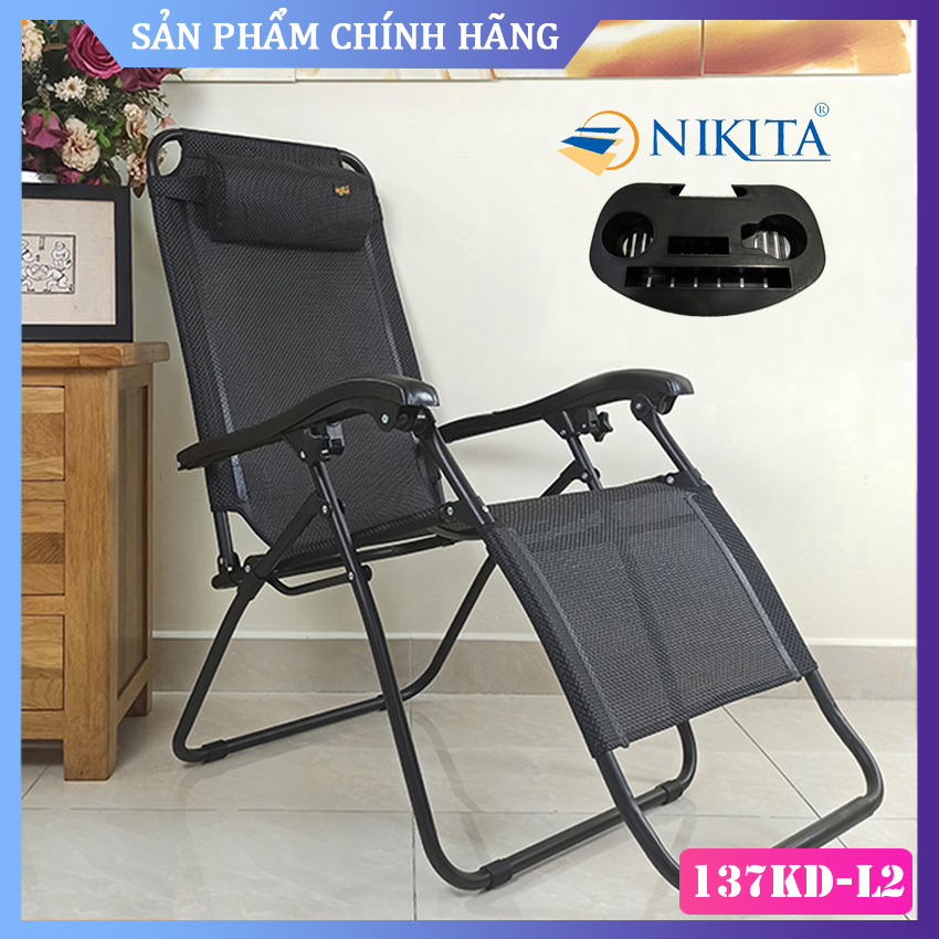 Ghế xếp thư giãn không dây thế hệ mới - chính hãng NIKITA 137