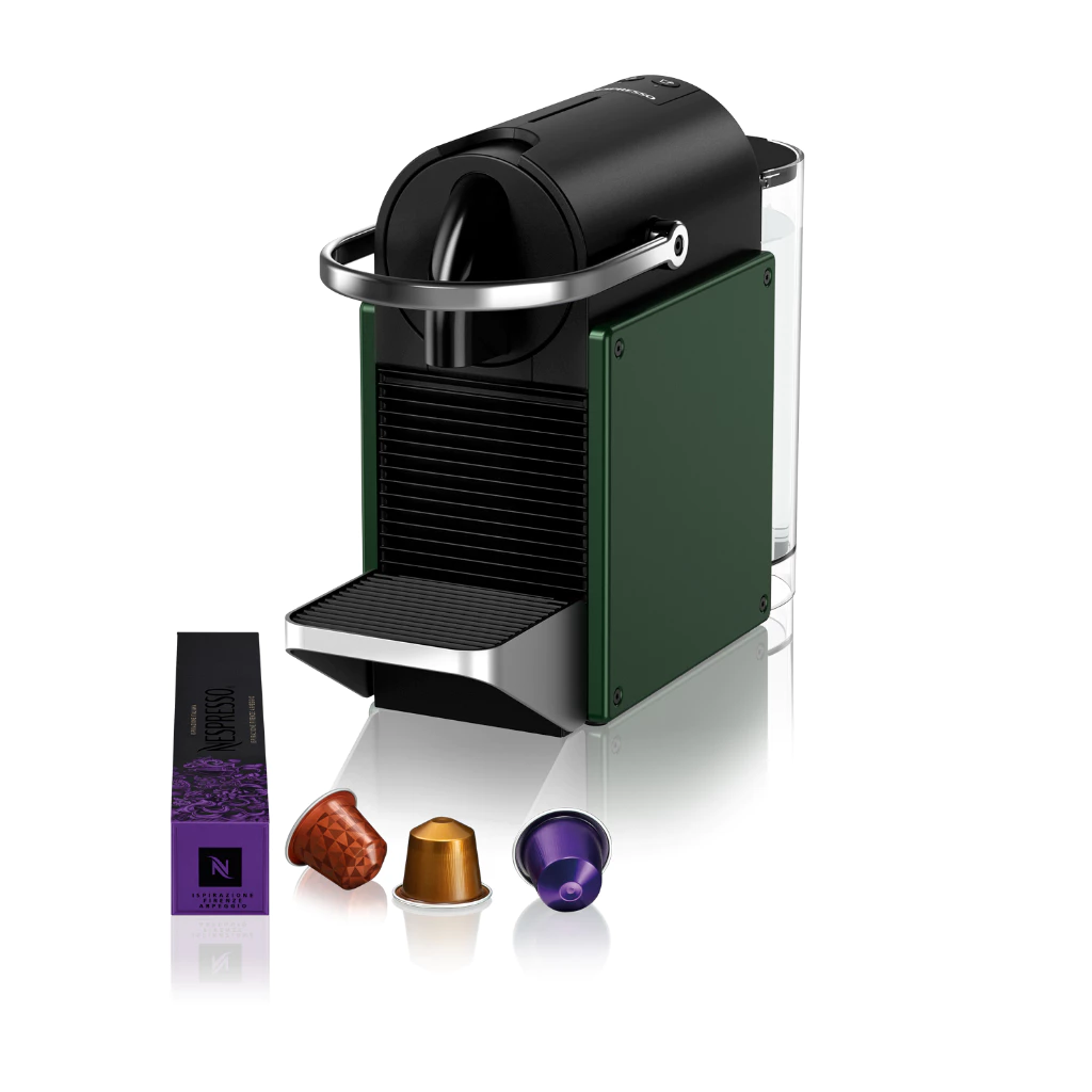 Máy pha cà phê Nespresso Pixie Xanh Lá Đậm - Hàng chính hãng