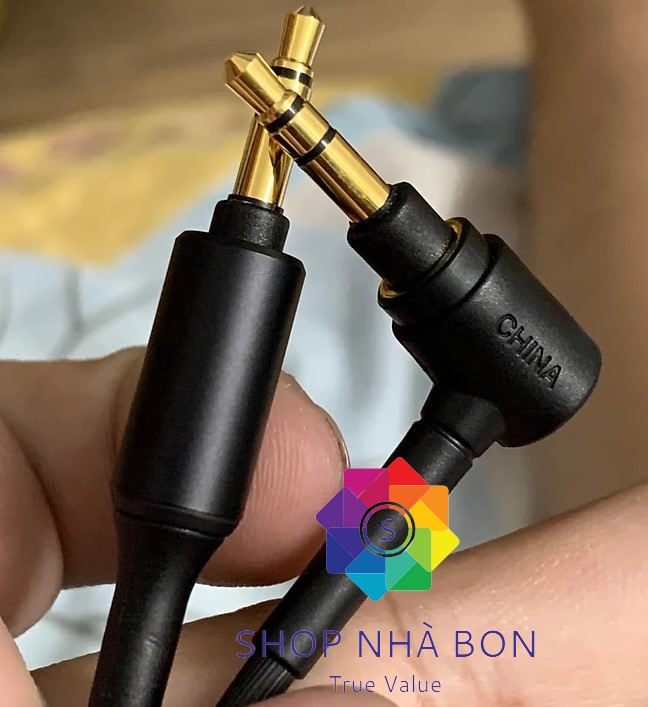 Dây cáp âm thanh 2 đầu 3.5mm dài 1.5m dùng cho Tai nghe Bluetooth Sony