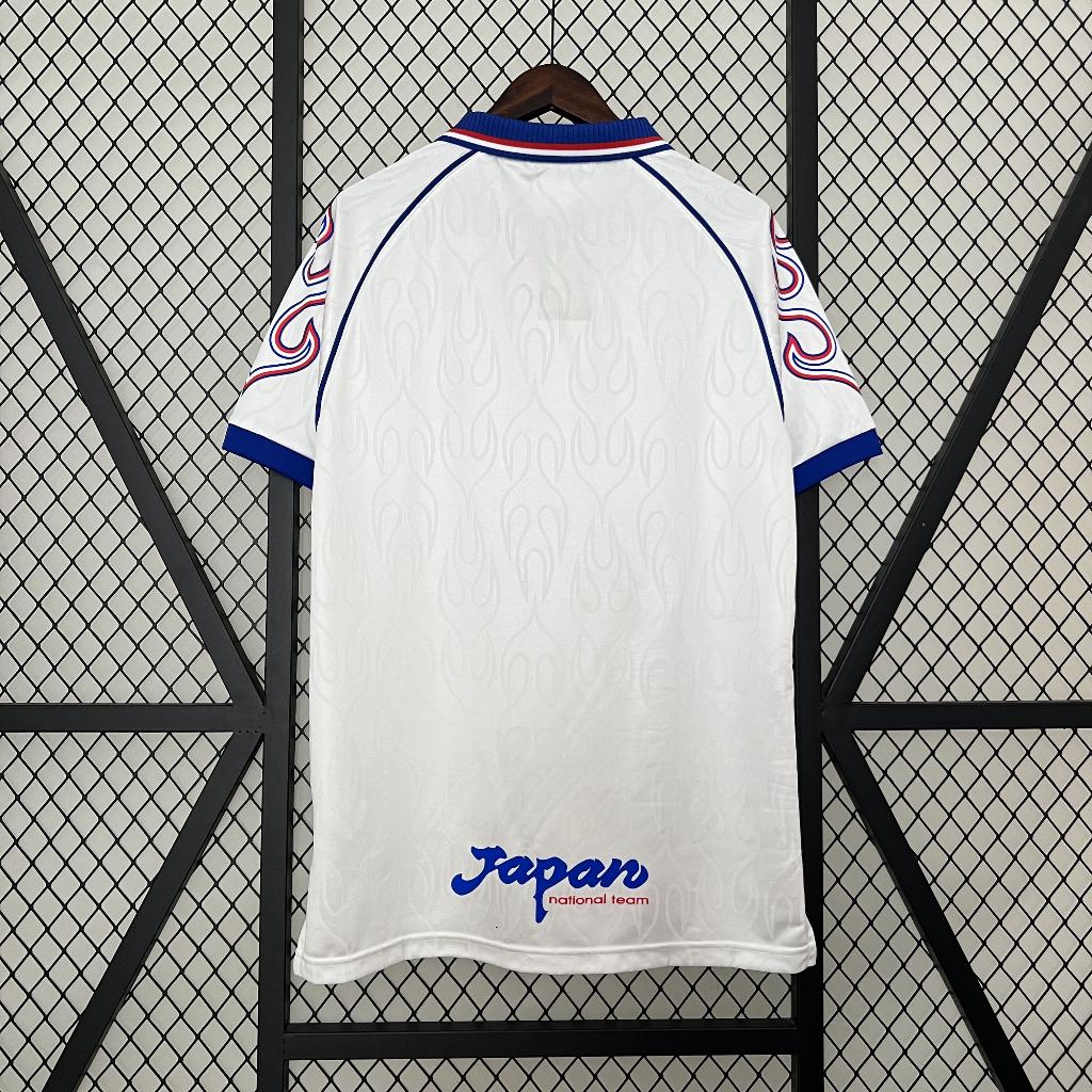 Áo Bóng Đá Retro Tuyển Nhật Bản 1998 - Sân Khách bản cao cấp vải Cotton Polyester