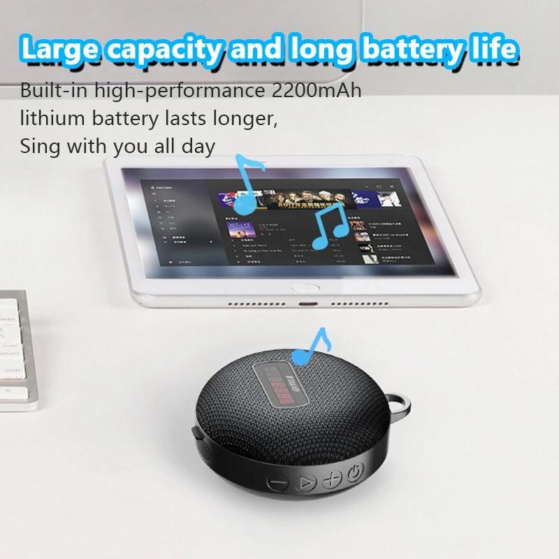 Loa Bluetooth Caixa De Som Hộp Âm Thanh Di Động Âm Nhạc Loa Siêu Trầm Mini Không Dây Cột Bocina Bluetooth Baffle Xe Đạp Xe Đạp To Màu Sắc: Phong Cách A Màu Đen