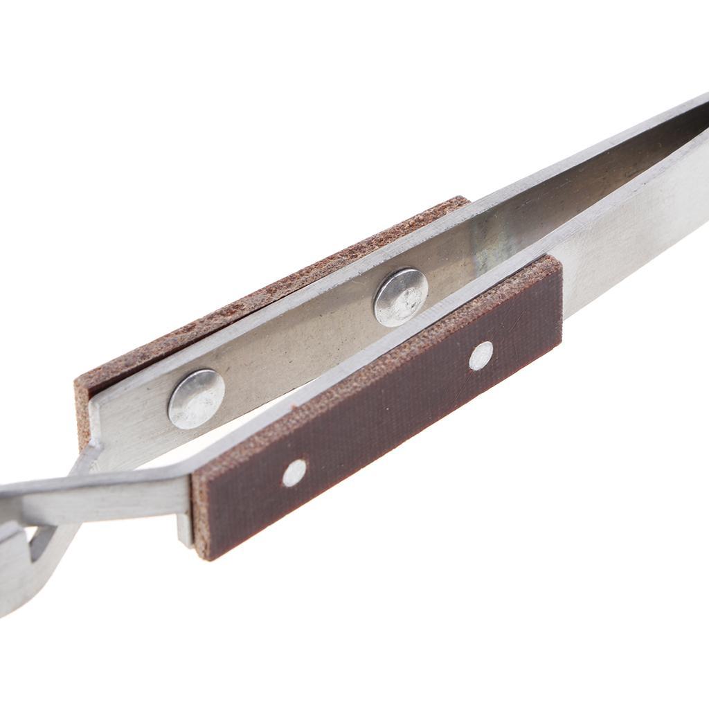 Straight Tip Tweezer Stainless Steel for Electronics Precision Hand Tool