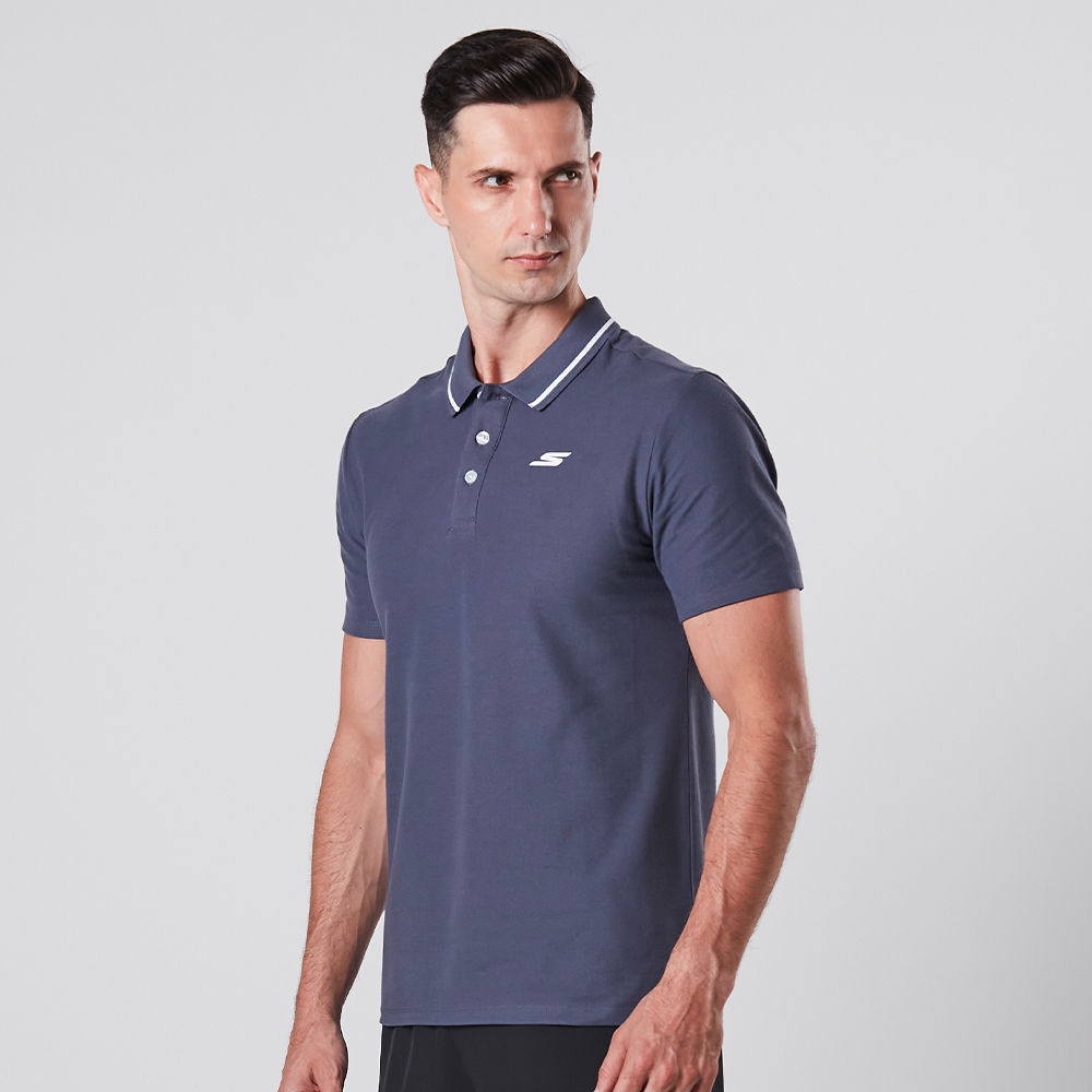 Skechers Nam Áo Polo - SP22Q3M077-02EW