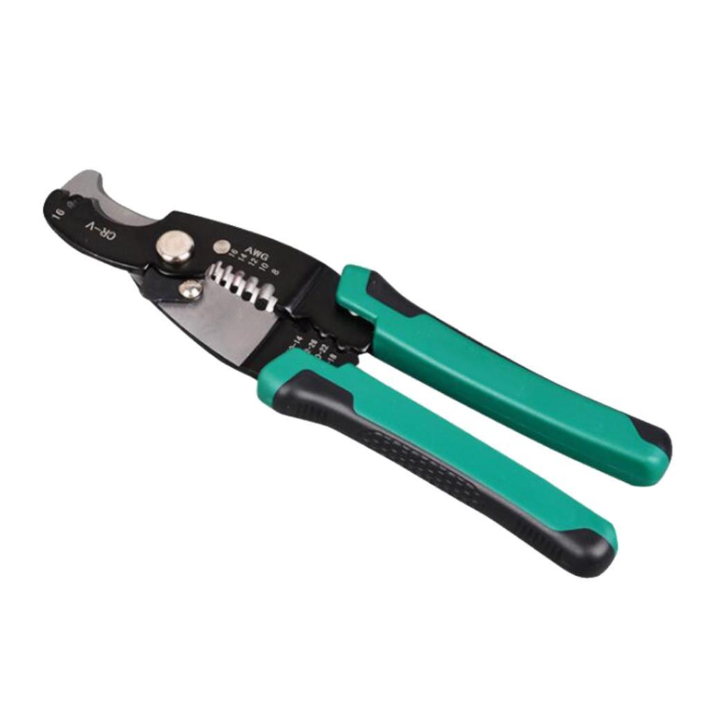 2 in 1 Wire Cable Stripping & Crimping Tool