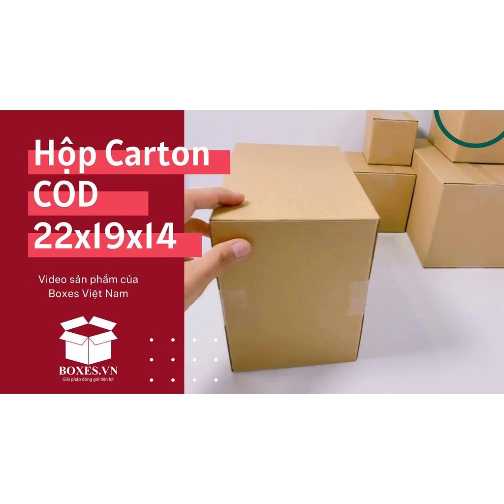 22x19x14 Combo 100 hộp Carton đóng gói hàng giá tại xưởng