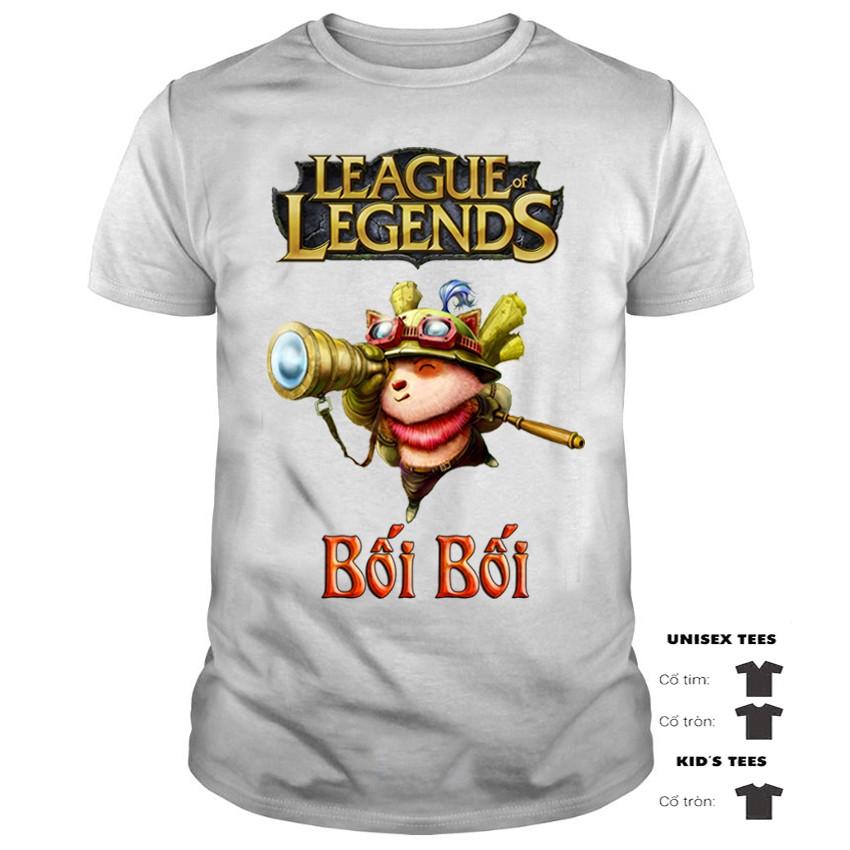  Áo Teemo Bối Bối, Áo Thun Liên Minh Huyền Thoại Teemo - LOL Tshirt