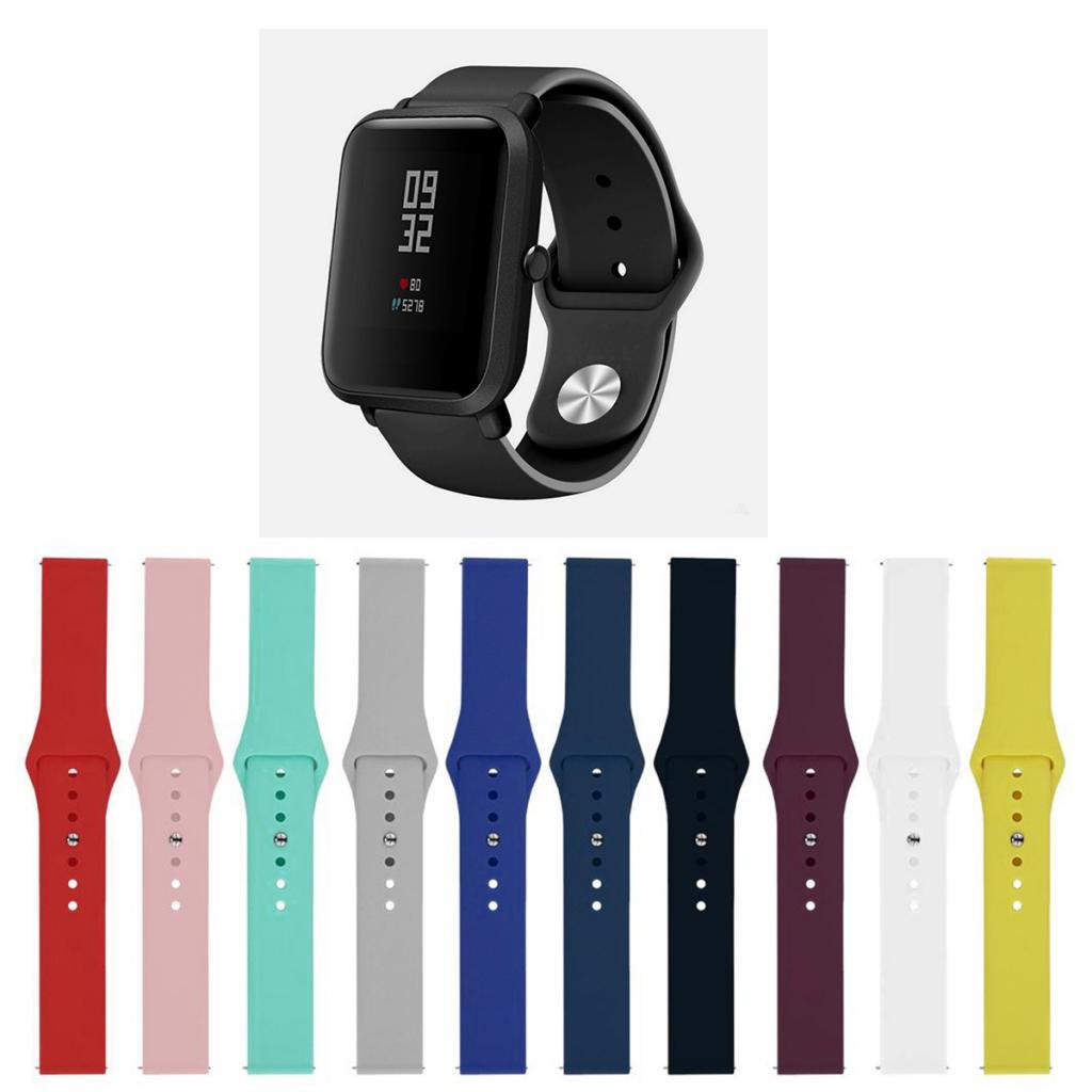 20mm Quick Release Silicone Replaces Watch Band Bracelet Strap