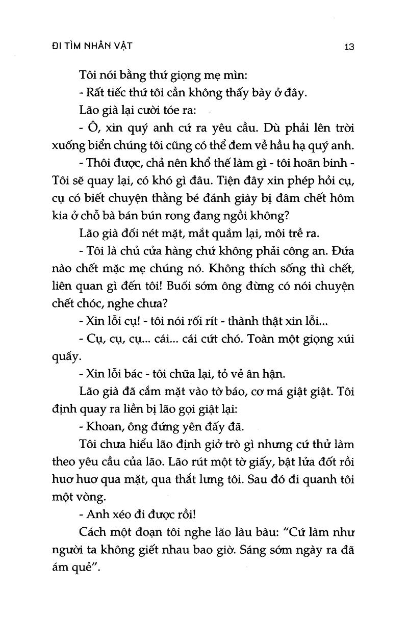 Đi Tìm Nhân Vật