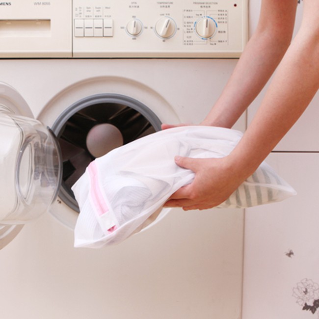 Combo 1 túi giặt tròn và 1 túi giặt vuông