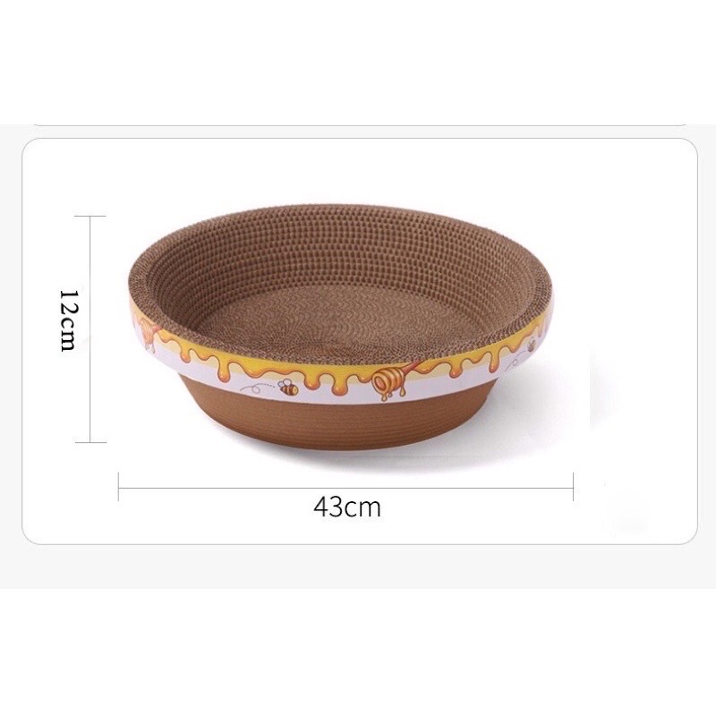 Cào móng kết hợp ổ nằm cho mèo 43x12cm