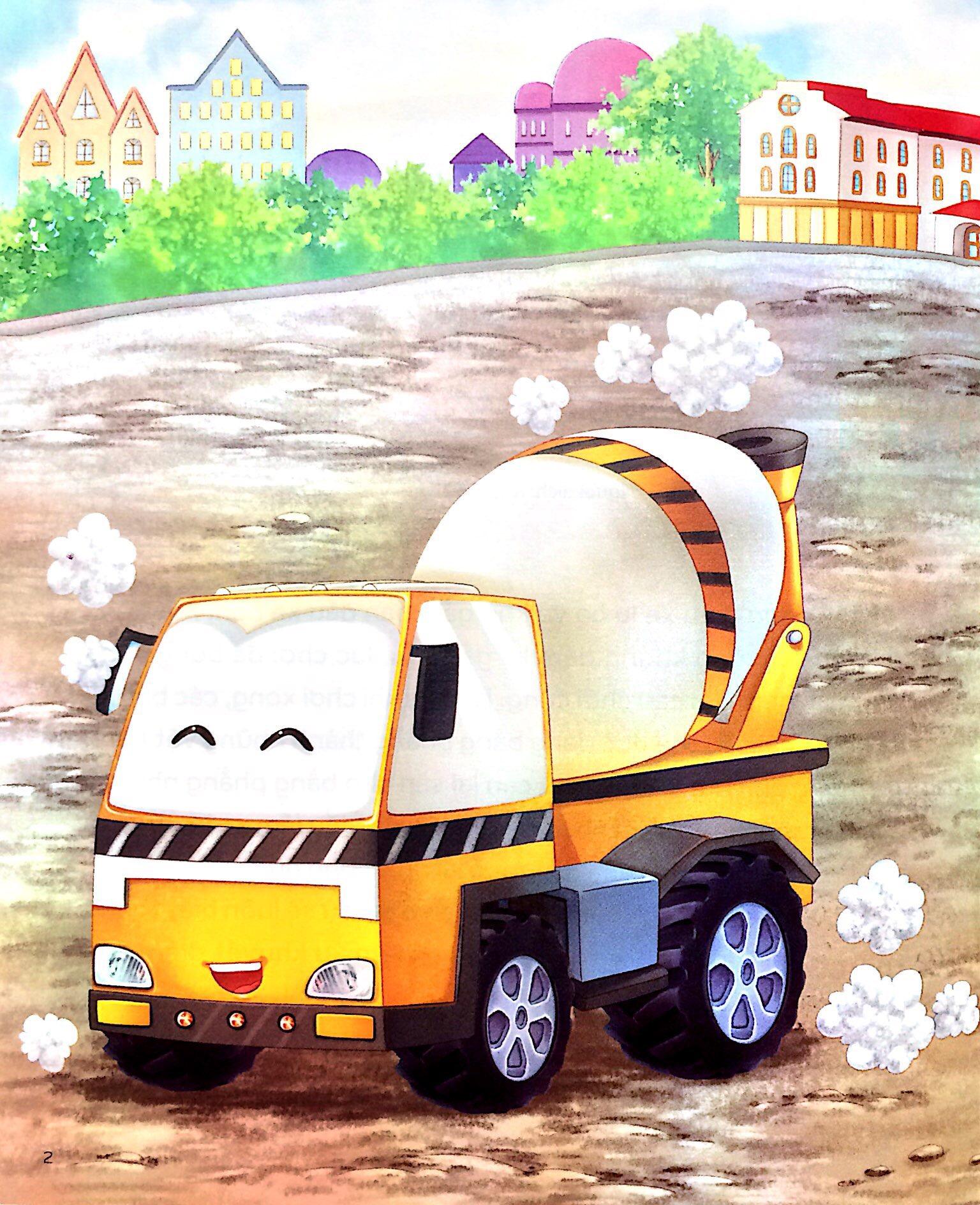 Sách Những Chiếc Xe Hiệp Sĩ: Xin Chào Xe Lu! (Tái Bản 2019)