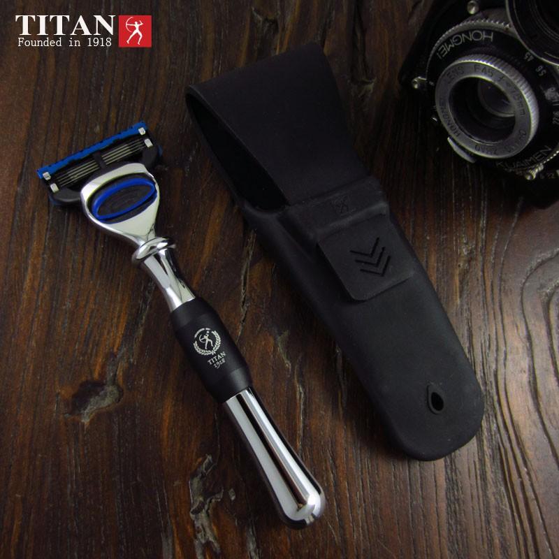 Bộ sản phẩm dao cạo râu 7 món bằng titan sang trọng dành cho nam giới, quà tặng cao cấp