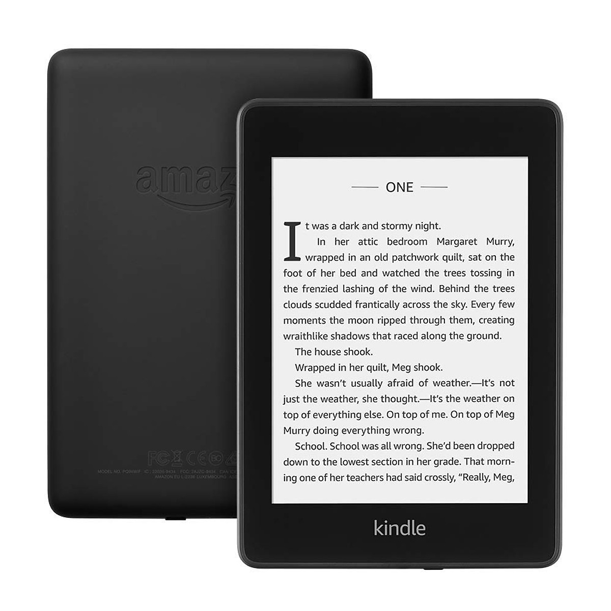 Combo Máy Đọc Sách Kindle Paperwhite Gen 10th (8GB - Màu Đen) và Bao da WELL BEGUN Màu Đỏ Đô - Hàng Chính Hãng