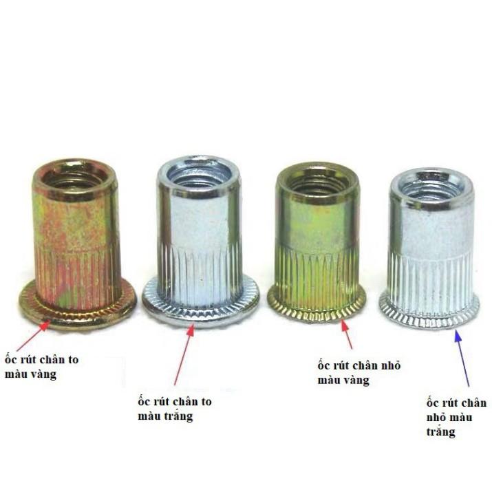 Combo 50c Ốc tán rút chân nhỏ M4