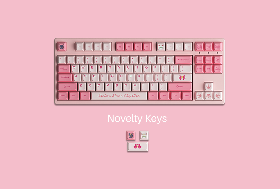 Bàn phím AKKO 3087 Sailor Moon Crystal, AKKO CS sw - Sakura