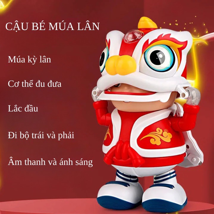 Lân múa cho bé