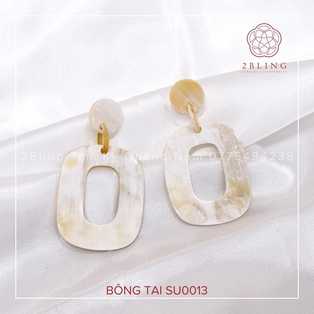 Bông tai sừng 2BLING thời trang SU0013