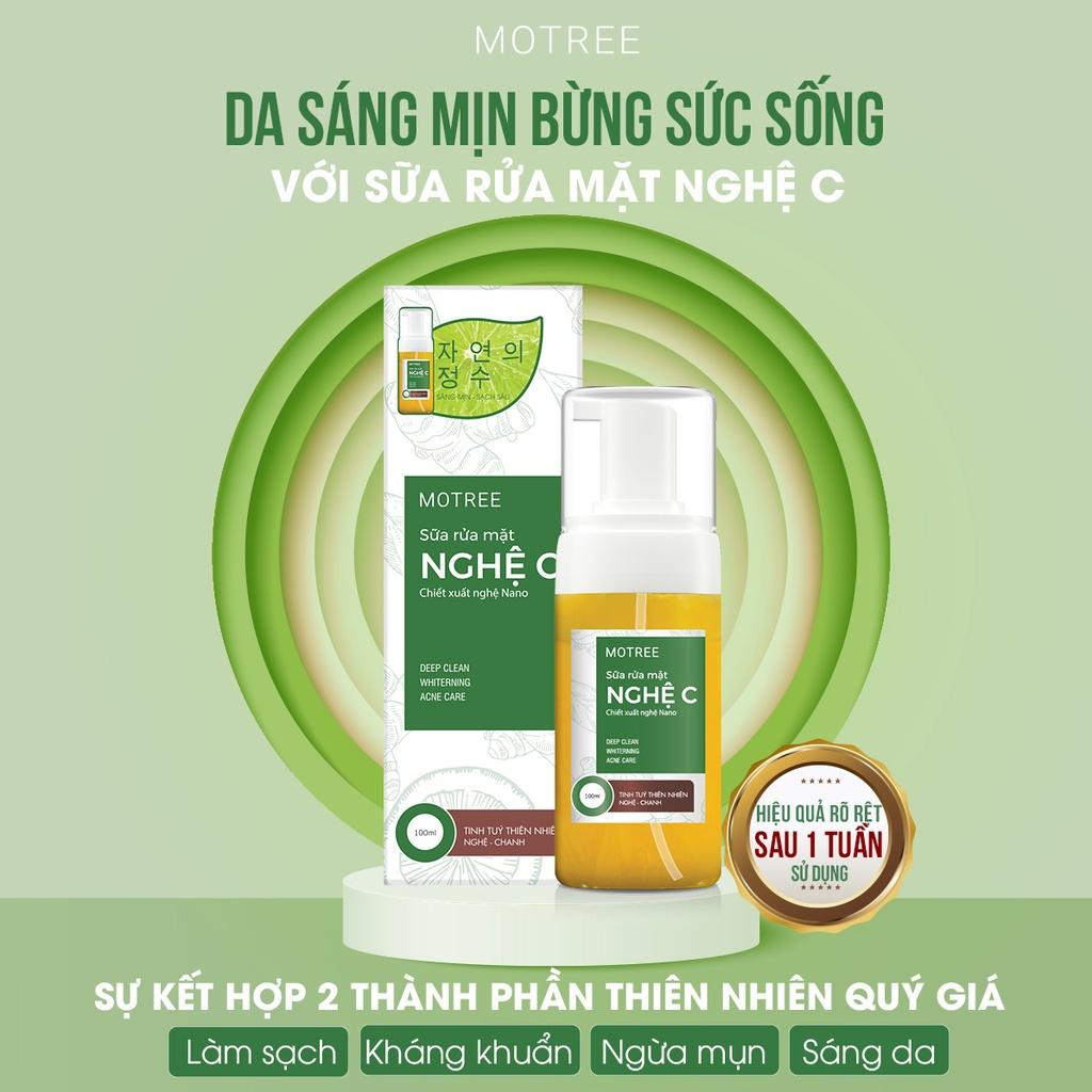 Sữa rửa mặt NGHỆ C MOTREE 100ml.