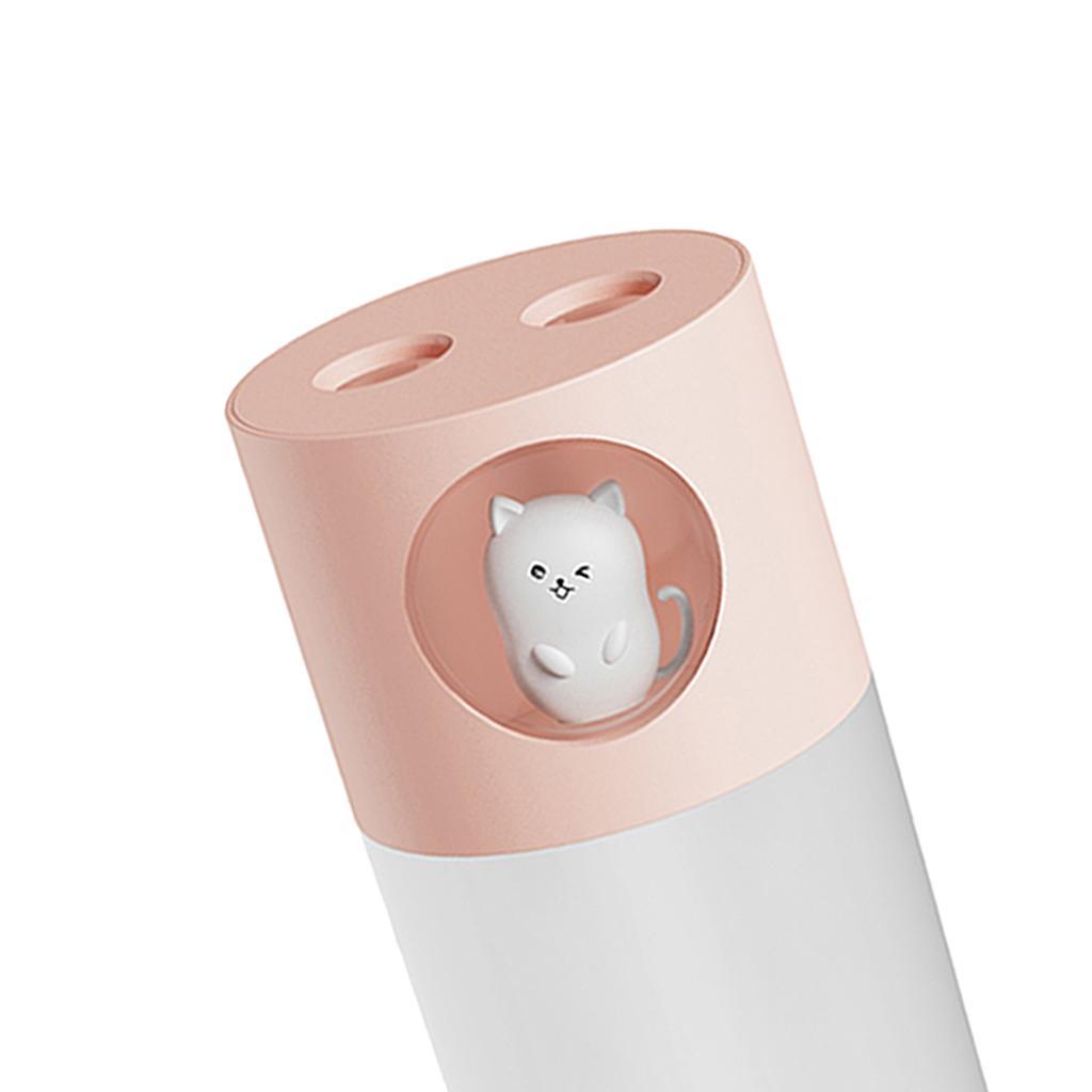 Small Desktop Air Humidifier Night Light Aromatherapy for Office SPA pink