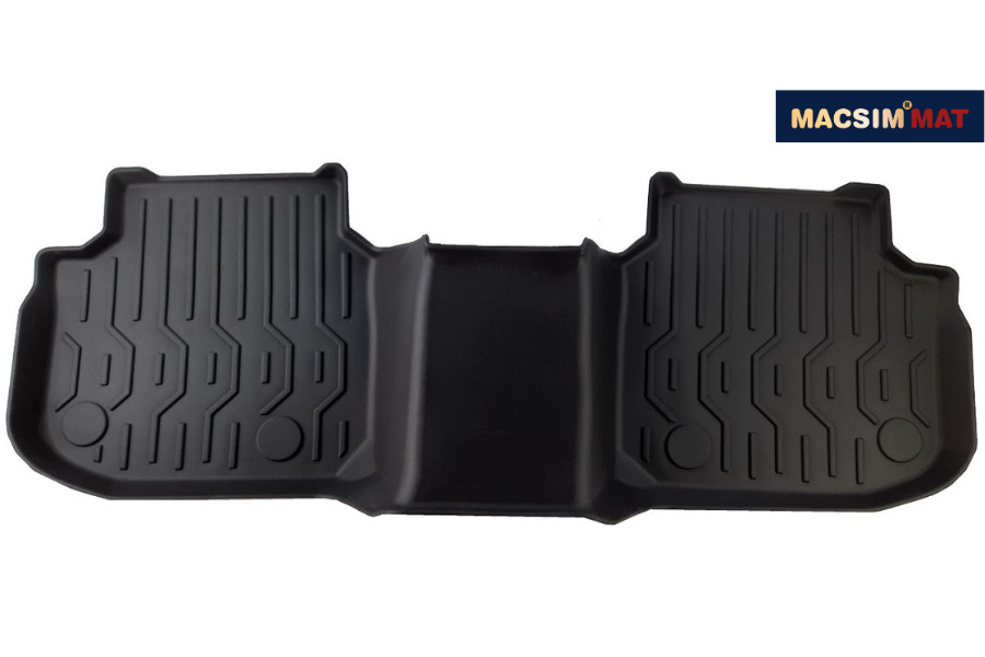 Thảm lót sàn xe ô tô dành cho BMW 5 series 2013 Nhãn hiệu Macsim chất liệu nhựa TPV cao cấp màu đen