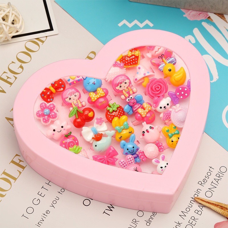 Nhẫn Nhựa Bé Gái Dễ Thương Công Chúa, Mèo,… - SLL Nhắn Shop