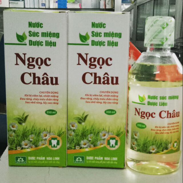 Nước Súc Miệng Dược Liệu NGỌC CHÂU (350ml)