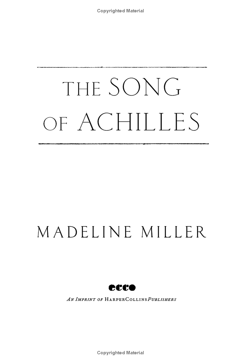 The Song Of Achilles