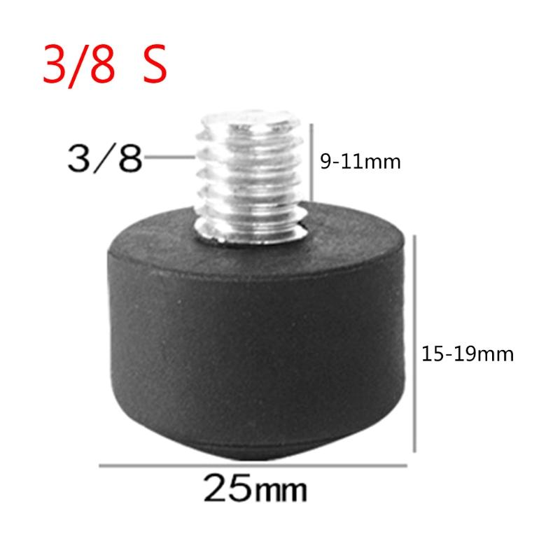 Các phụ kiện chụp ảnh chân cao su chống trượt toàn cầu cho chân máy monopod 3/8 inch 1/4 inch m8