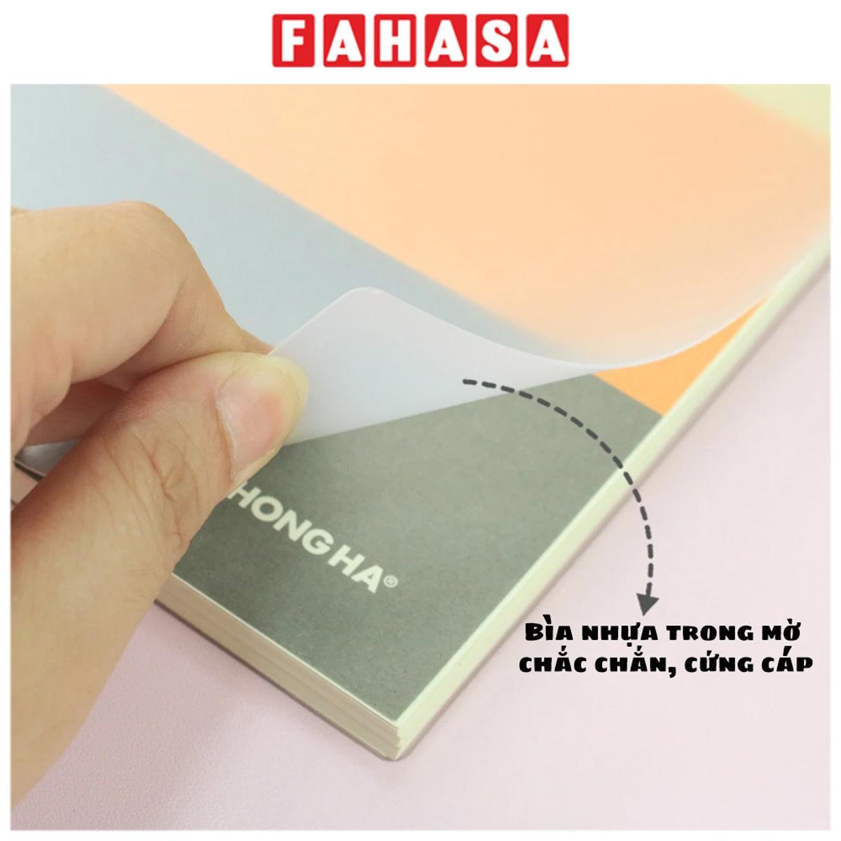 Sổ Lò Xo Bìa Nhựa Basic A5 - 160 Trang 80gsm - Hồng Hà 6744 - Mẫu 3