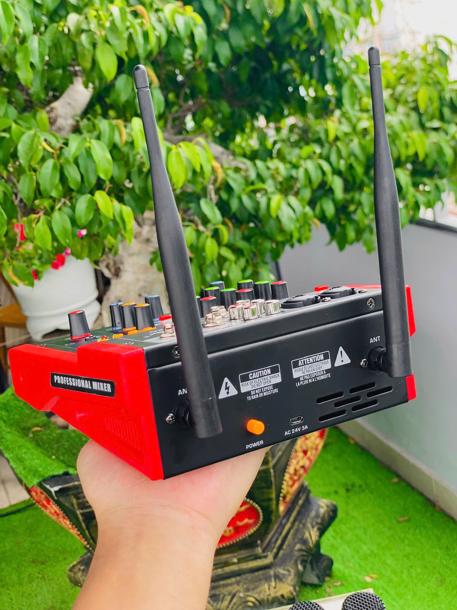 [Tặng dây hoa sen] Mixer G5 Pro Nâng cấp dàn karaoke, Loa hãng, Loa kéo, Amply, livestrem thu âm hát karaoke nghe nhạc chuyên nghiệp hàng nhập khẩu