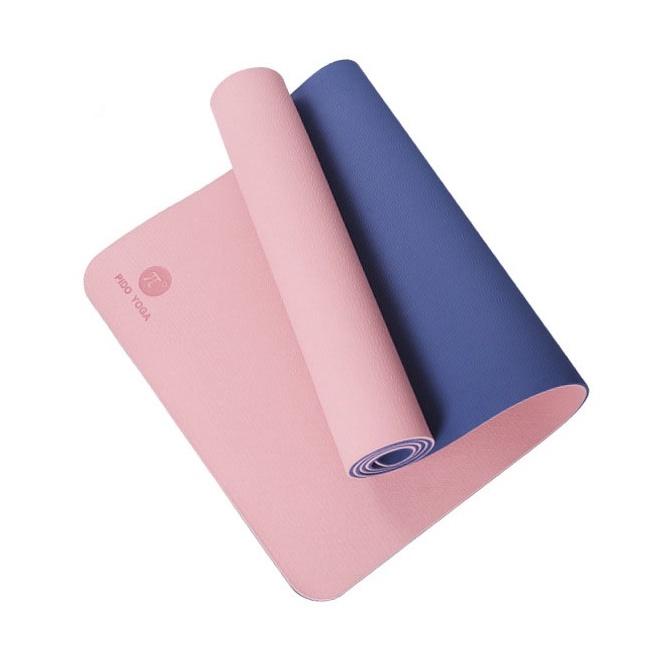 Thảm Tập Yoga 2 Lớp Cao Cấp Siêu Bám Chống Trơn Trượt Cao Cấp PIDO TT07