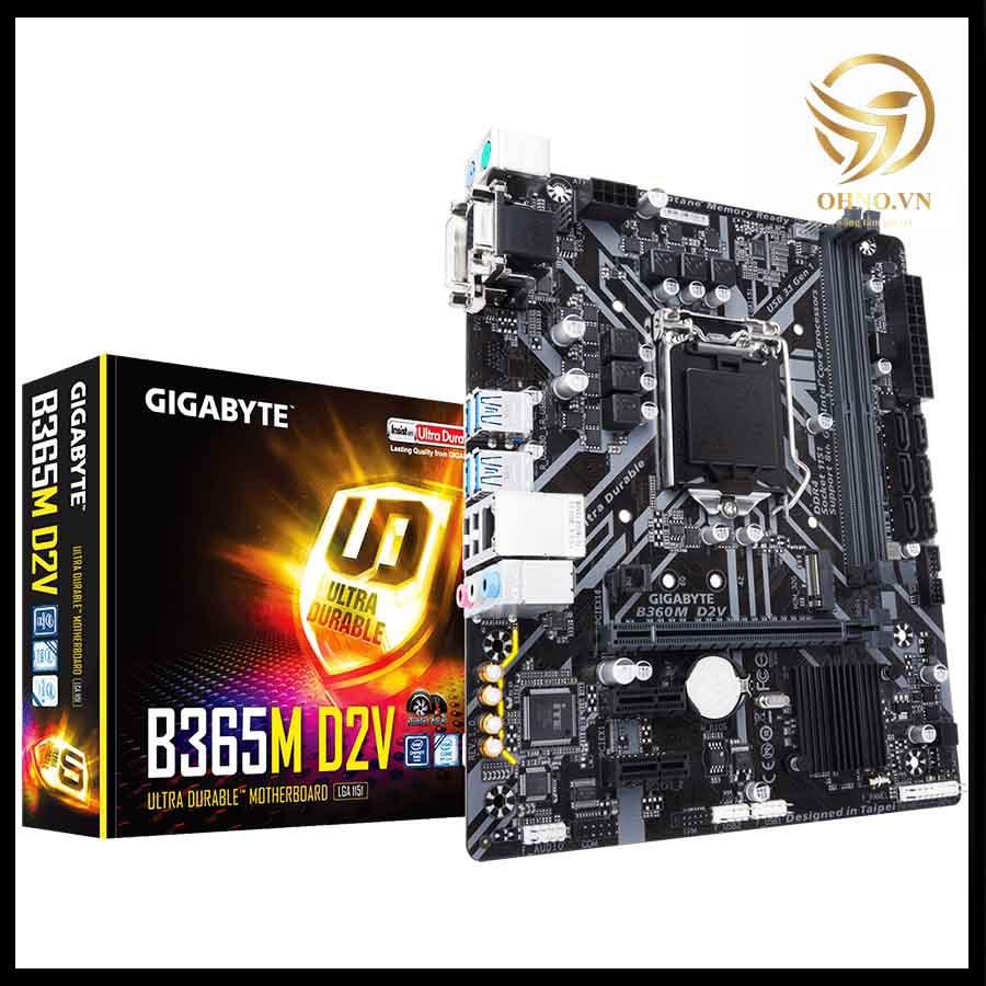 Main Máy Tính Gigabyte B365M D2V Viễn Sơn Mainboard Linh Kiện Điện Tử Cho Máy Tính PC -hàng chính hãng