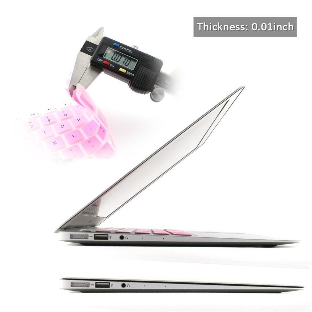 Matte Screen Protector Film+Silicone Keyboard Cover for Macbook Air 13''