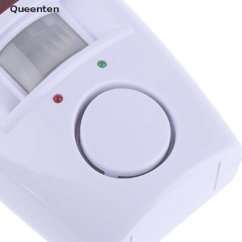 Queenten Wireless Motion Sensor Alarm Security Detector Indoor Outdoor Alert System QT