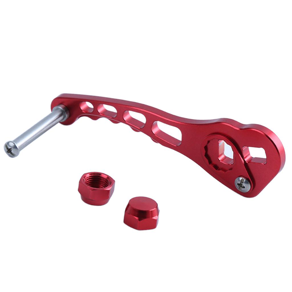 Fishing Spinning Reel Handle Metal Rocker Arm Reel Replacement Power Handle Grip, Optional Colors