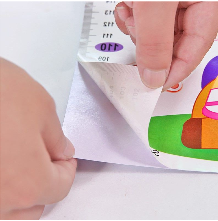 Thước dán tường hình đồng vật ngộ nghĩnh - Dùng đo chiều cao cho bé - Giao màu ngẫu nhiên