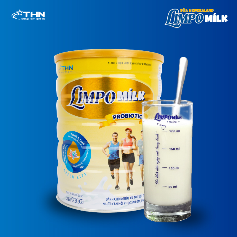 Sữa Limpo Milk Probiotic 900G